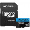 Carte mémoire 128GB MicroSD ADATA Premier + SD adapter  (AUSDX128GUICL10A1-RA1)