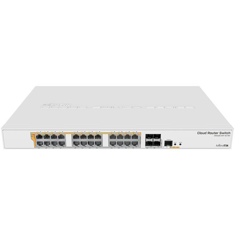 Slēdzis (komutators) MikroTik CRS328-24P-4S+RM