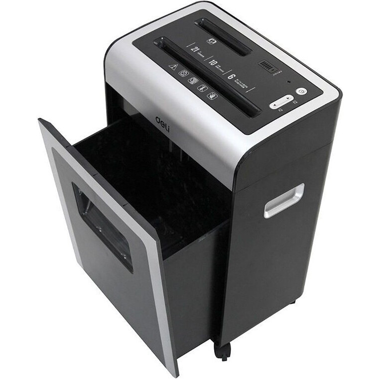 Papīra smalcinātājs (šrederis) Deli 9914 - foto 3