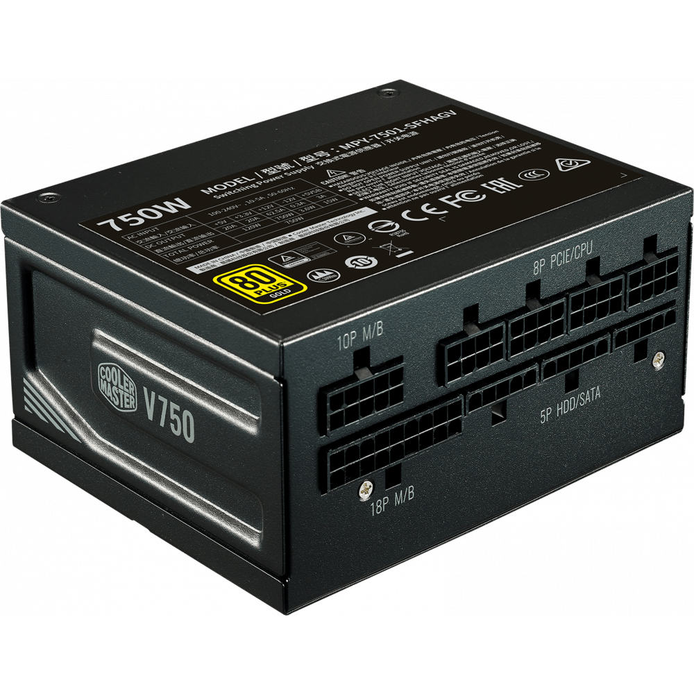 Barošanas bloks 750W Cooler Master V750 SFX Gold (MPY-7501-SFHAGV-EU)