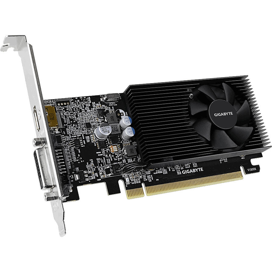 Carte graphique NVIDIA GeForce GT 1030 Gigabyte 2GB (GV-N1030D4-2GL)