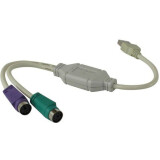 Pārejas savienojums USB - 2x PS/2, VCOM VUS7057