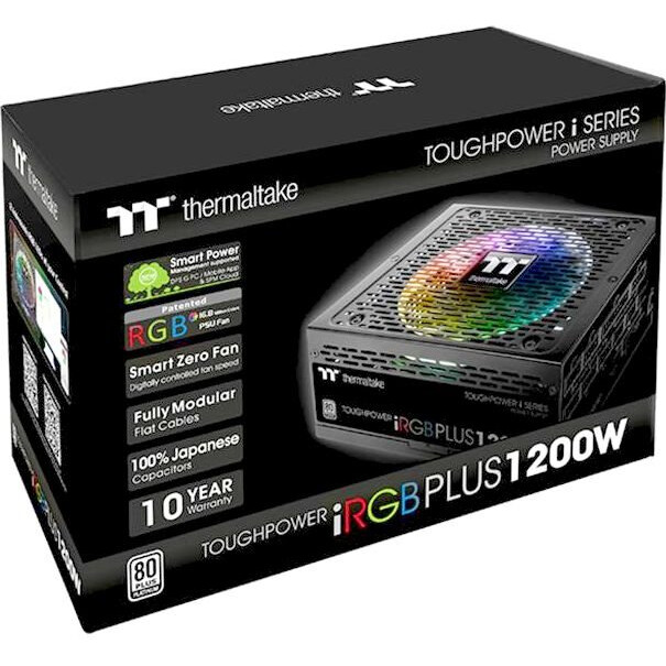 Barošanas bloks 1200W Thermaltake Toughpower iRGB PLUS Platinum (PS-TPI-1200F2FDPE-1) - foto 6