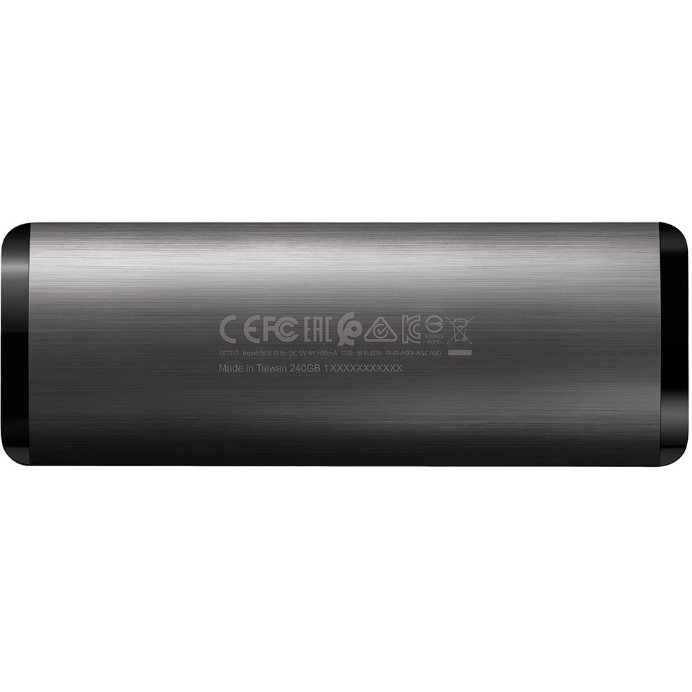 Ārējais SSD disks 512Gb ADATA SE760 Titanium (ASE760-512GU32G2-CTI) - foto 2