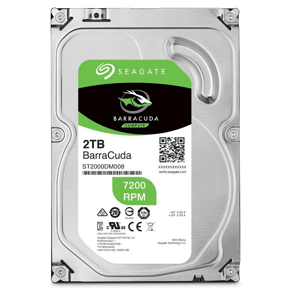 Disque dur 2TB SATA-III Seagate Barracuda (ST2000DM008)