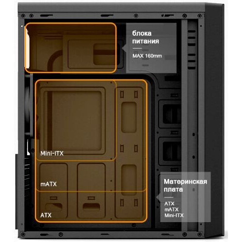 Datoru korpuss Zalman ZM-T6 Black - foto 10