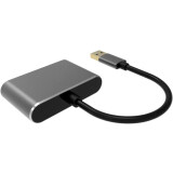 Pārejas savienojums USB - VGA/HDMI, VCOM CU322M