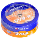 Disks DVD-R Verbatim 4.7Gb 16x AZO (25pcs) (43730)