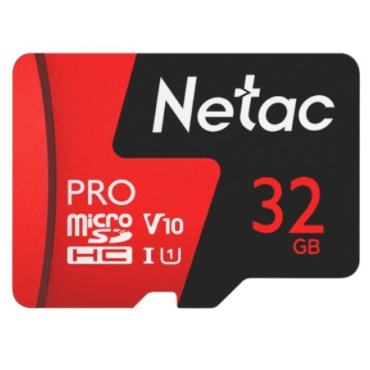 La carte mémoire 32Gb MicroSD Netac P500 Extreme Pro (NT02P500PRO-032G-S)