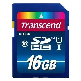 Atmiņas kartes 16Gb SD Transcend (TS16GSDU1)