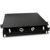 Montāžas panelis Hyperline FO-19BX-1U-D1-3xSLT-W120H32-EMP