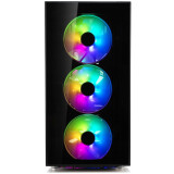 Datoru korpuss Fractal Design Define S2 Vision RGB TG Blackout (FD-CA-DEF-S2V-RGB-BKO-TGD)