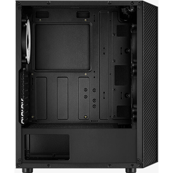 Datoru korpuss AeroCool Hive FRGB Black - Hive-G-BK-v2 - foto 3