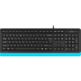 Tastatūra A4Tech Fstyler FK10 Black/Blue
