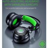 Garnitūra Razer Nari Ultimate Black/Green (RZ04-02910100-R3M1)