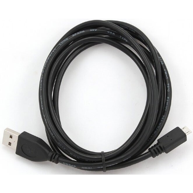 Kabelis GEMBIRD USB - microUSB, 1m (CCP-mUSB2-AMBM-1M)