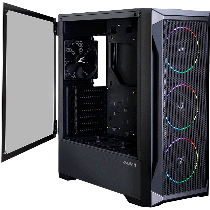 Datoru korpuss Zalman Z8 MS Black - foto 5