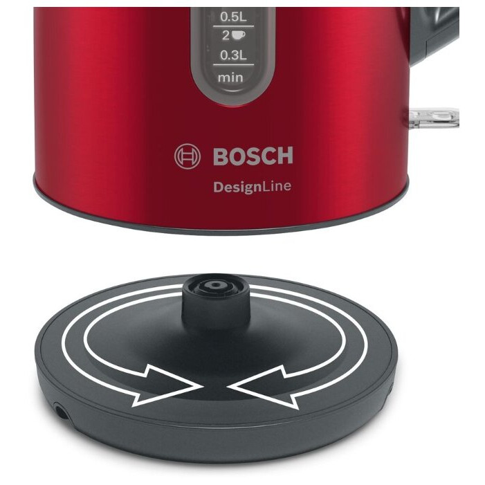 Tējkanna Bosch TWK4P434 Red - foto 4