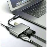 Pārejas savienojums USB Type-C - HDMI/USB3.0/USB Type-C/VGA, Telecom TUC055
