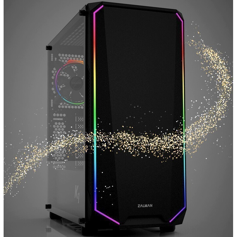 Datoru korpuss Zalman K1 Rev.B Black - foto 3