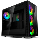 Datoru korpuss Fractal Design Define S2 Vision RGB TG Blackout (FD-CA-DEF-S2V-RGB-BKO-TGD)