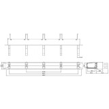 Patch panelis Hyperline PPTR-19-8CU-RNG-STL