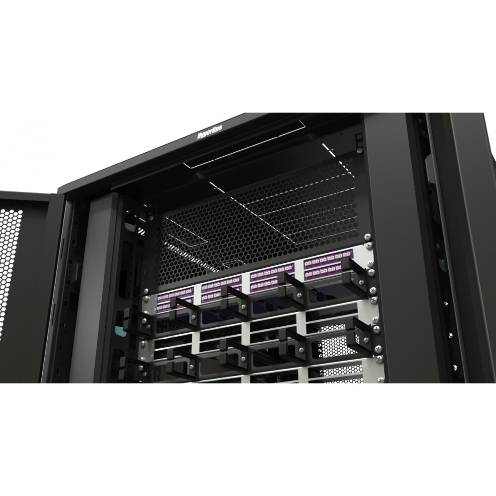 Virspanelis Hyperline BPD-4-RAL9005 - foto 3