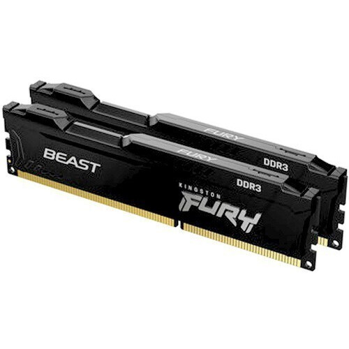 Operatīvā atmiņa 16Gb DDR-III 1866MHz Kingston Beast Black (KF318C10BBK2/16) (2x8Gb KIT)