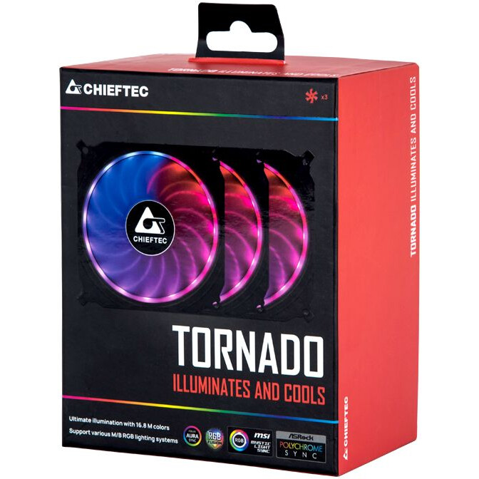 ventilateur pour boîtier de lordinateur Chieftec CF-3012-RGB - photo 7
