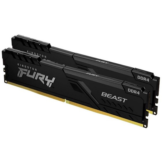 Operatīvā atmiņa Kingston Fury Beast Black 64Gb 3200MHz (KF432C16BBK2/64)