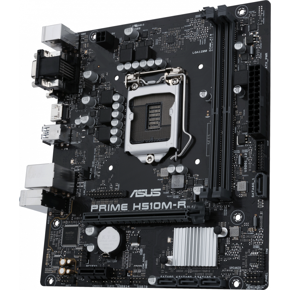 Pamatplate ASUS PRIME H510M-R OEM - PRIME H510M-R-SI - foto 2