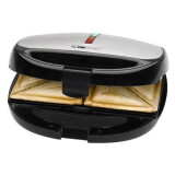 sandwich maker Clatronic ST/WA 3670 Black, Stainless steel