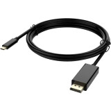 Kabelis USB Type-C - DisplayPort, 1.8m, Telecom TCC010-1.8M