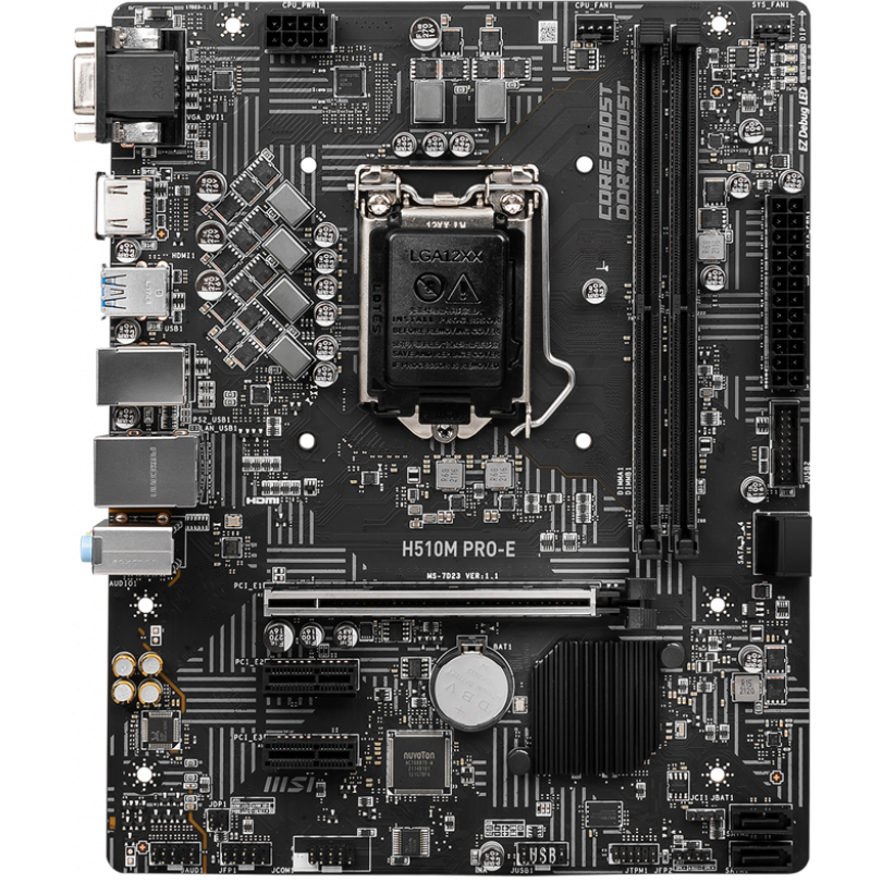 Pamatplate MSI H510M PRO-E