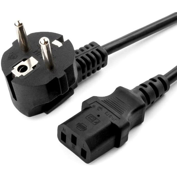 Barošanas kabelis Schuko - IEC-320-C13, 4.5m, Gembird PC-186-15