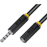 Pagarinātāja kabelis 3.5 Jack (M) - 3.5 Jack (F), 0.3m, Greenconnect GCR-53264