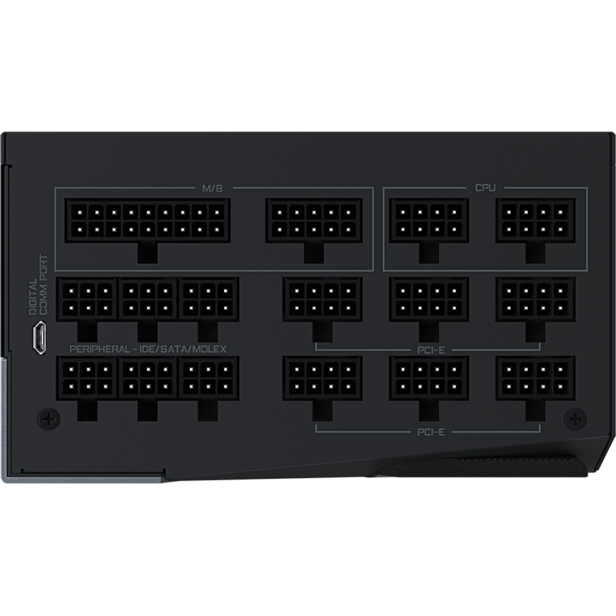 Barošanas bloks 1200W Gigabyte GP-AP1200PM - foto 2