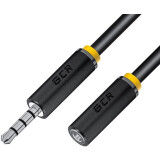 Pagarinātāja kabelis 3.5 Jack (M) - 3.5 Jack (F), 0.15m, Greenconnect GCR-53262