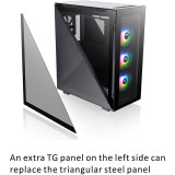 Datoru korpuss Thermaltake Divider 500 TG ARGB Black (CA-1T4-00M1WN-01)