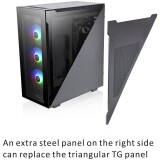 Datoru korpuss Thermaltake Divider 500 TG ARGB Black (CA-1T4-00M1WN-01)