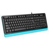 Tastatūra A4Tech Fstyler FKS10 Black/Blue
