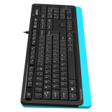 Tastatūra A4Tech Fstyler FKS10 Black/Blue