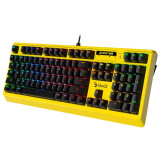 Tastatūra A4Tech Bloody B810RC Punk Yellow