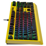 Tastatūra A4Tech Bloody B810RC Punk Yellow