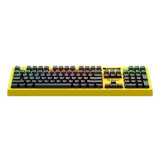 Tastatūra A4Tech Bloody B810RC Punk Yellow