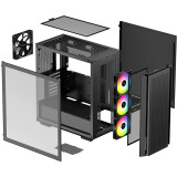 Datoru korpuss DeepCool CG560 Black (R-CG560-BKAAE4-G-1)