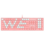 Tastatūra A4Tech Bloody B800 Pink/White