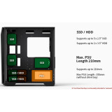 Boitiers PC Zalman Z1 Iceberg Black