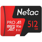 Atmiņas kartes 512Gb MicroSD Netac P500 Extreme Pro (NT02P500PRO-512G-S)
