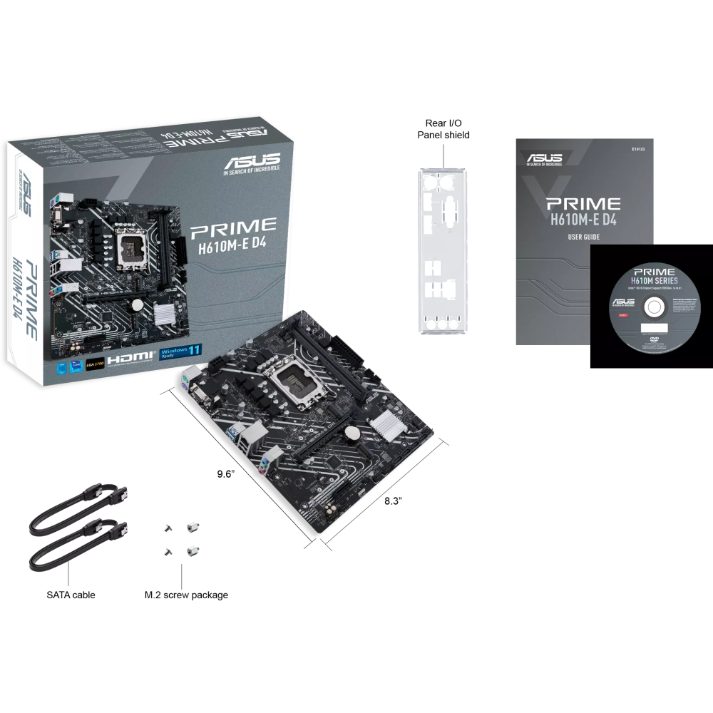 Pamatplate ASUS PRIME H610M-E D4 - foto 5